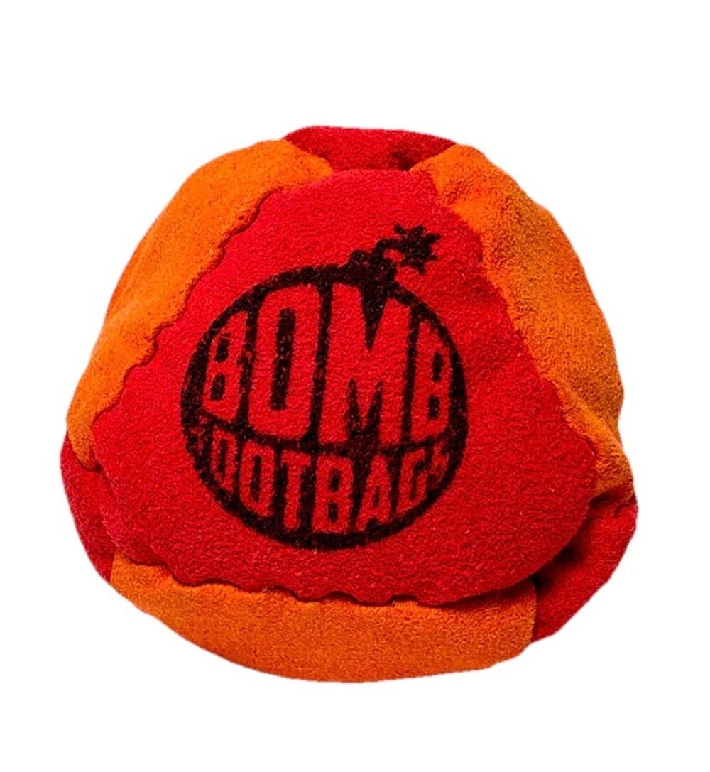 🔥Bomb Footbags The Grenade V2 Hacky Sack Footbag Red/Orange NWT🔥